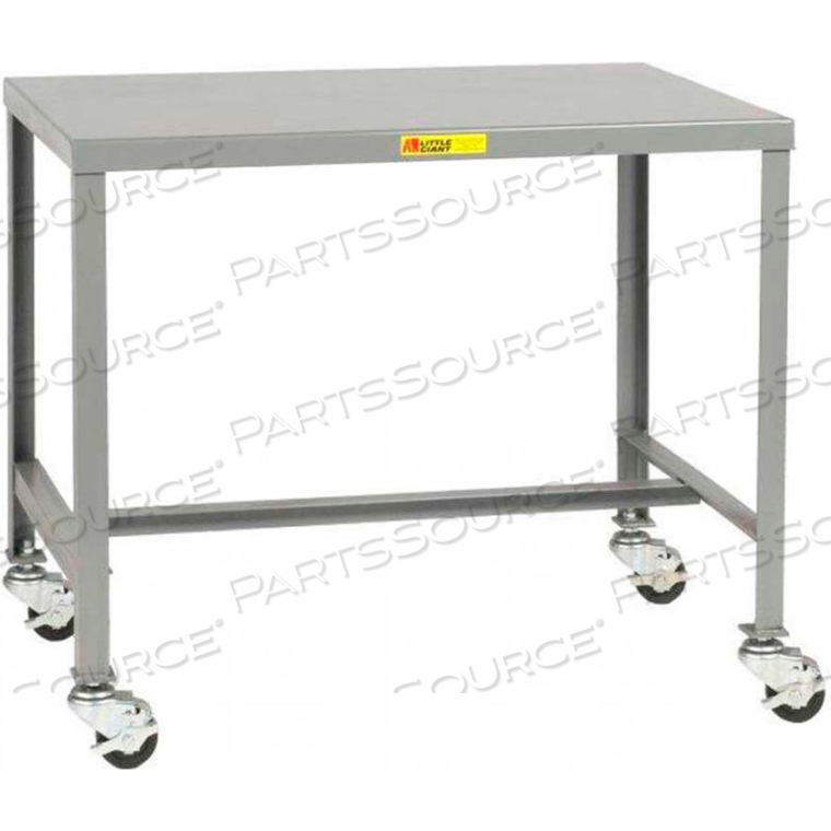 MACHINE TABLE, SWIVEL CASTERS WITH BRAKES - 24"W X 18"D X 42"H by Little Giant MACHINE TABLE, SWIVEL CASTERS WITH BRAKES - 24"W X 18"D X 42"H by Little Giant