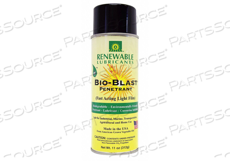 BIODEGRADABLE LUBRICANT AEROSOL 11 OZ. by Renewable Lubricants