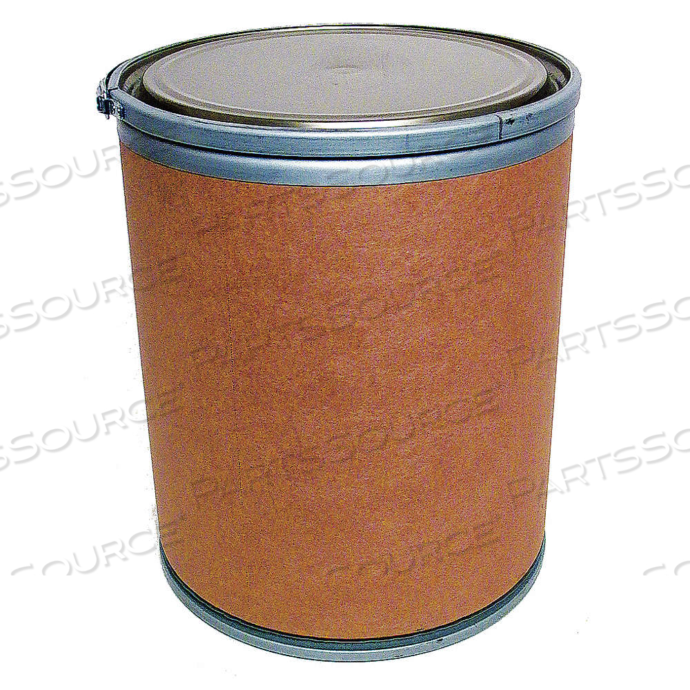 TRANSPORT DRUM, FIBER, 30 GAL, LEVER LOCK RING, BROWN / GRAY, POLYETHYLENE LINING by Approved Vendor