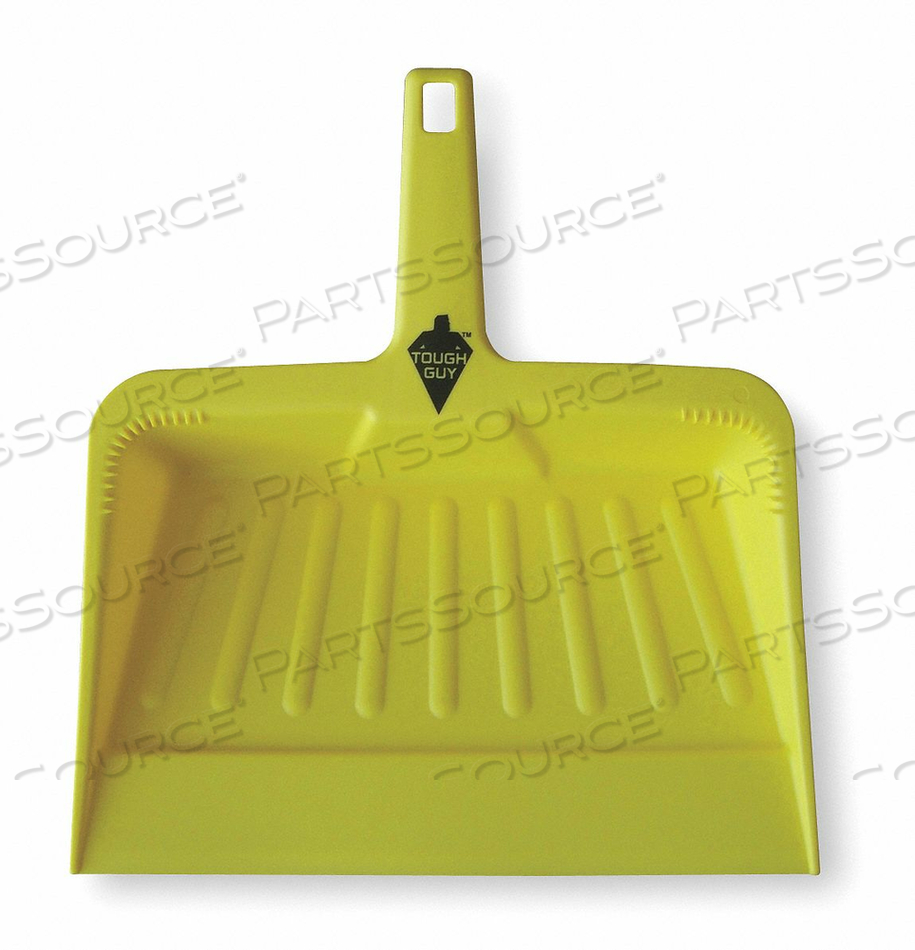 HAND HELD DUST PAN YELLOW PLASTIC by Tough Guy
