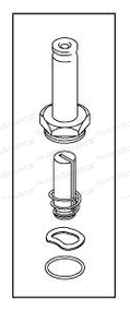 POLYTETRAFLUOROETHYLENE SOLENOID VALVE REPAIR KIT FOR PISTON STYLE VALVE 