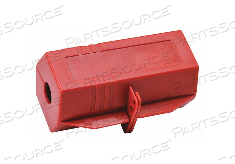PLUG LOCKOUT RED 3-25/32 H 6-27/64 L by Condor PLUG LOCKOUT RED 3-25/32 H 6-27/64 L by Condor