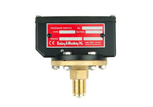 PRESSURE SWITCH, 1/2 IN BSPT, 0.2 TO 4 BAR, 250 VAC by Getinge USA Sales, LLC