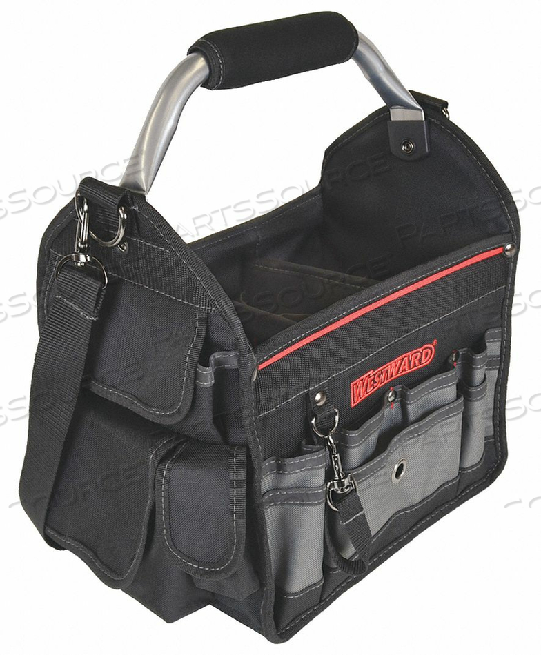 TOOL TOTE 18 POCKETS 12-1/2X8-1/2 BLACK by Westward TOOL TOTE 18 POCKETS 12-1/2X8-1/2 BLACK by Westward