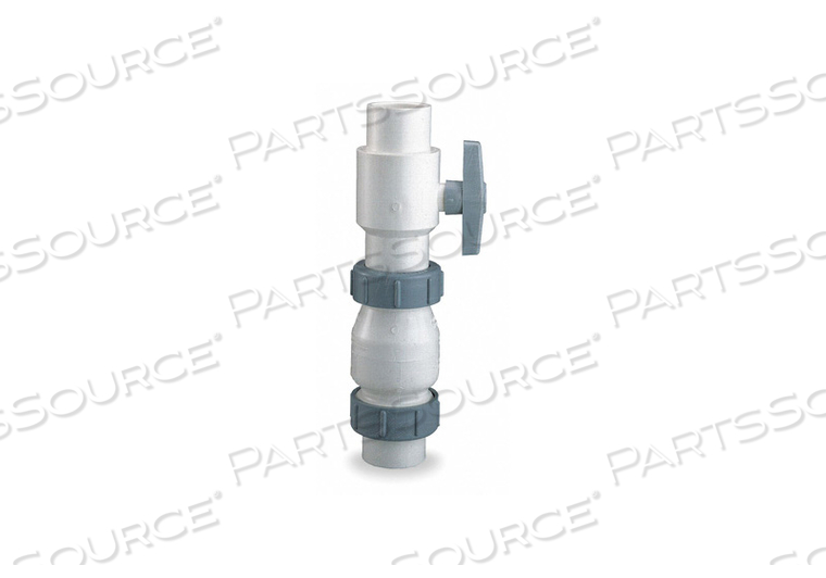 BALL CHECK VALVE PVC 1-1/2 SOCKET by DAYTON ELECTRIC MANUFACTURING CO BALL CHECK VALVE PVC 1-1/2 SOCKET by DAYTON ELECTRIC MANUFACTURING CO