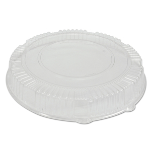 CATERLINE DOME LIDS, 18" DIAMETER X 2.75"H, CLEAR, PLASTIC, 25/CARTON by WNA