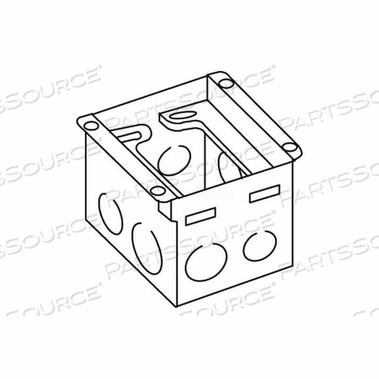 880W1 FLOOR BOX 1-GANG STEEL BOX, FOR WOOD FLOORS by Wiremold 880W1 FLOOR BOX 1-GANG STEEL BOX, FOR WOOD FLOORS by Wiremold
