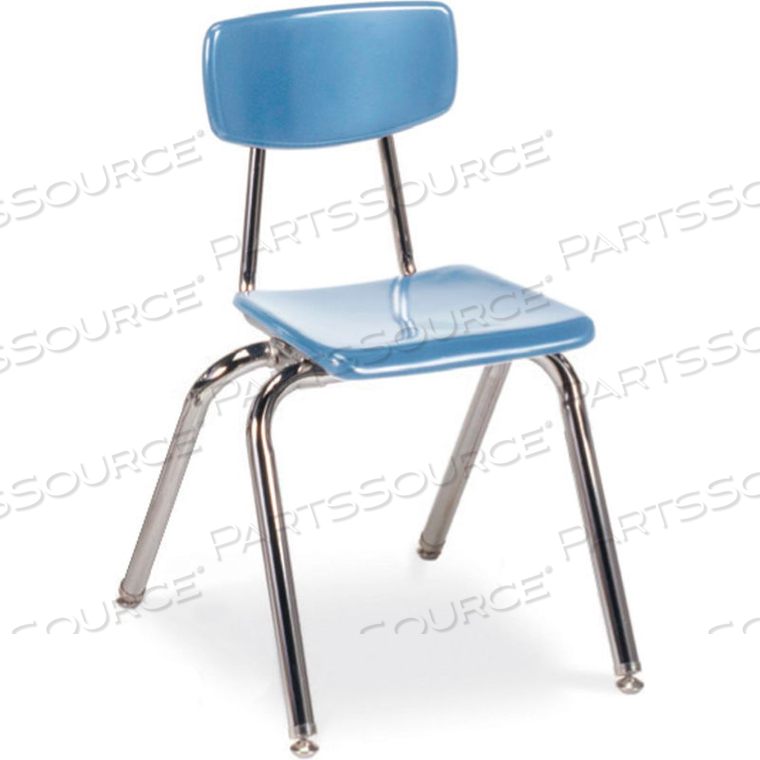 3016 MARTEST 21 HARD PLASTIC CHAIR - LIGHT BLUE 