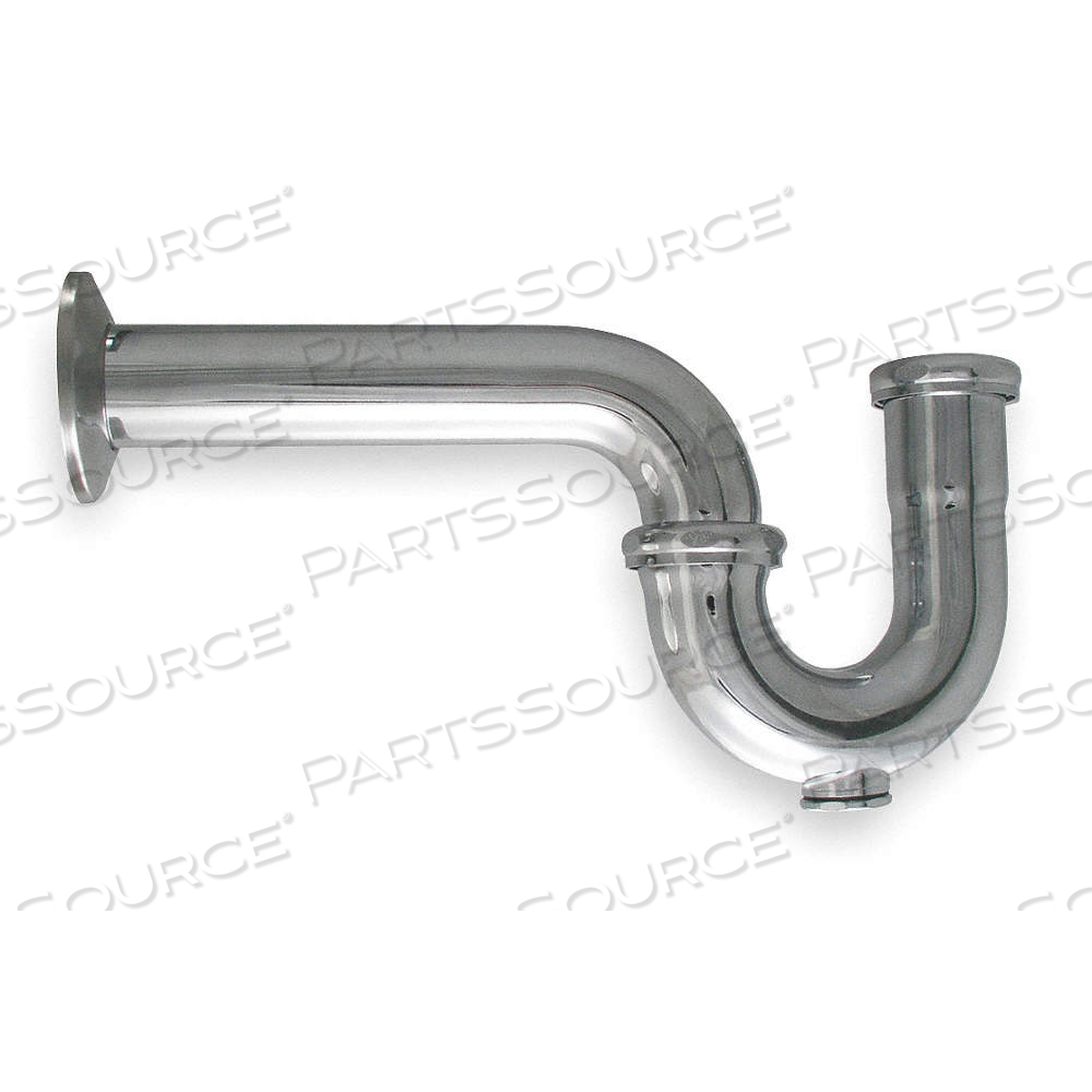 TRAP, BRASS, CHROME, SILVER, 1 1/2 IN NOMINAL PIPE SIZE, 11 1/2 IN OVERALL LG, SLIP by Approved Vendor TRAP, BRASS, CHROME, SILVER, 1 1/2 IN NOMINAL PIPE SIZE, 11 1/2 IN OVERALL LG, SLIP by Approved Vendor