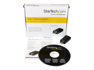 VIRTUAL 7.1 USB STEREO AUDIO ADAPTER EXTERNAL SOUND CARD - SOUND CARD - STEREO - USB 2.0 by StarTech.com Ltd. VIRTUAL 7.1 USB STEREO AUDIO ADAPTER EXTERNAL SOUND CARD - SOUND CARD - STEREO - USB 2.0 by StarTech.com Ltd.