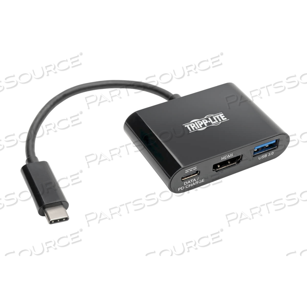 USB C TO HDMI MULTIPORT ADAPTER W/USB HUB PD CHARGING USB C by Tripp Lite