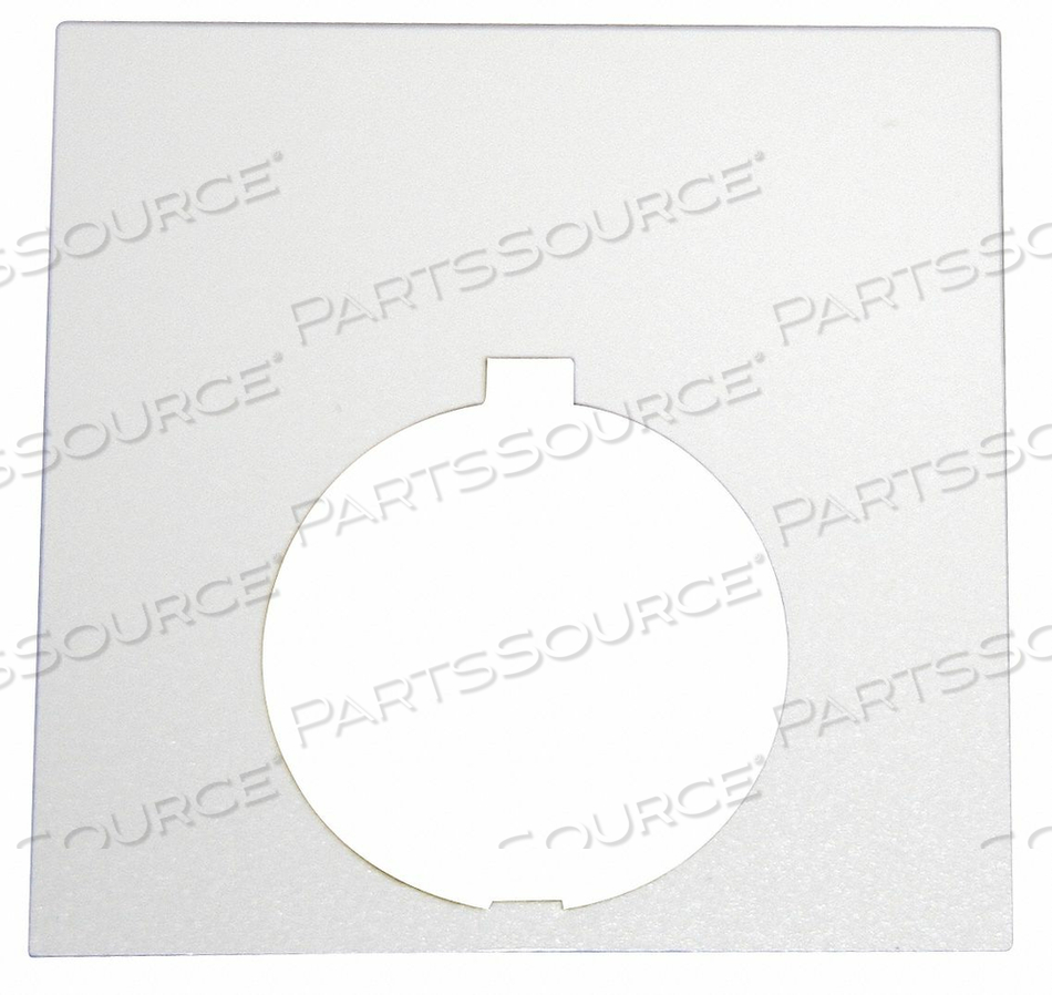 BLANK LEGEND PLATE BLACK/WHITE OR SILVER by Eaton