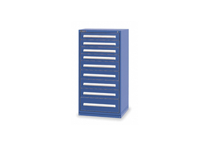 G8302 MOD DRAWER CAB 59 H 9 DRAWER DARK BLUE by Stanley Vidmar G8302 MOD DRAWER CAB 59 H 9 DRAWER DARK BLUE by Stanley Vidmar