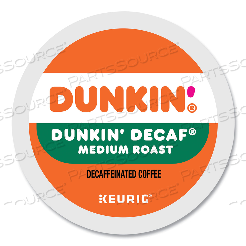 K-CUP PODS, DUNKIN' DECAF by Dunkin Donuts K-CUP PODS, DUNKIN' DECAF by Dunkin Donuts