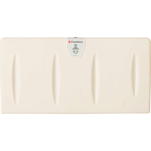 HORIZONTAL BABY CHANGING TABLE WITH BACKER PLATE- CREAM by Foundations