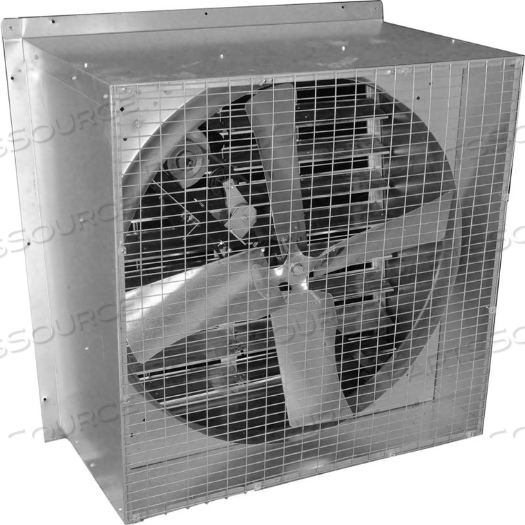 42" SLANTWALL EXHAUST FAN - BELT DRIVE - 1 HP - 16780 CFM - 115/230V by Hessaire 42" SLANTWALL EXHAUST FAN - BELT DRIVE - 1 HP - 16780 CFM - 115/230V by Hessaire