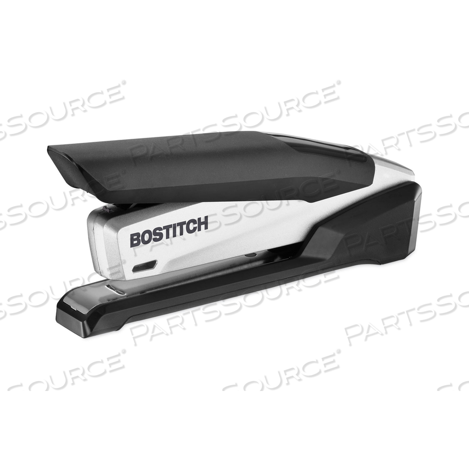 INPOWER SPRING-POWERED DESKTOP STAPLER WITH ANTIMICROBIAL PROTECTION, 28-SHEET CAPACITY, BLACK/SILVER by Bostitch