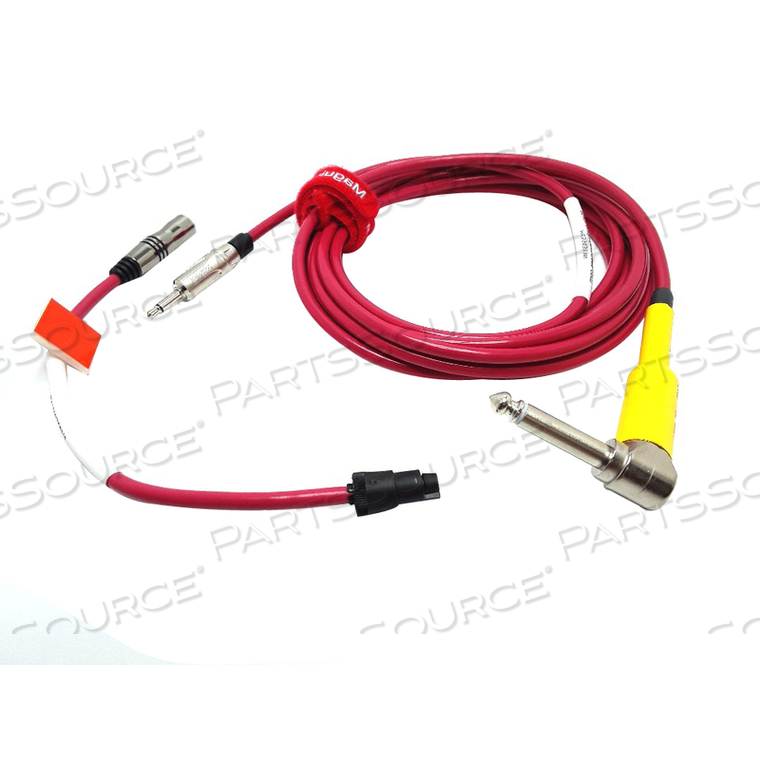 NURSE CALL SYSTEM CABLE, INTERCONNECT, 1/8 IN 2 CKT MINI PHONE PLUG X 1/4 IN 2 CKT RIGHT ANGLE PHONE PLUG by APCOR NURSE CALL SYSTEM CABLE, INTERCONNECT, 1/8 IN 2 CKT MINI PHONE PLUG X 1/4 IN 2 CKT RIGHT ANGLE PHONE PLUG by APCOR