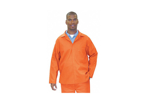 FLAME-RESISTANT JACKET ORNG 44 TO 46 L by Steel Grip