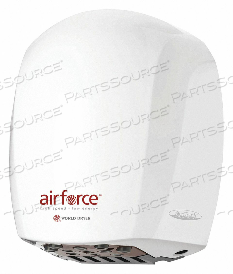 HAND DRYER ALUM COVER WHITE AUTOMATIC by World Dryer