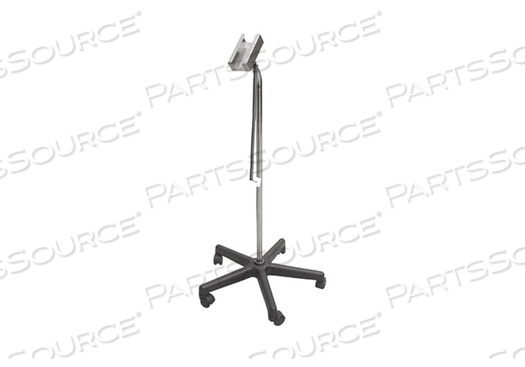 DOPPLER INSTRUMENT MOUNTABLE STAND, 42 IN BASE DIA, STAINLESS STEEL, GRAY, SILVER, ||, 5 LEGS, 2-3/4 IN X 1-1/2 IN X 5 IN by Omnimed, Inc. DOPPLER INSTRUMENT MOUNTABLE STAND, 42 IN BASE DIA, STAINLESS STEEL, GRAY, SILVER, ||, 5 LEGS, 2-3/4 IN X 1-1/2 IN X 5 IN by Omnimed, Inc.