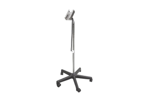 DOPPLER INSTRUMENT MOUNTABLE STAND, 42 IN BASE DIA, STAINLESS STEEL, GRAY, SILVER, ||, 5 LEGS, 2-3/4 IN X 1-1/2 IN X 5 IN by Omnimed, Inc.