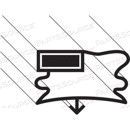 GASKET, DOOR 22 9/16 X 25 1/2, TUC-24 