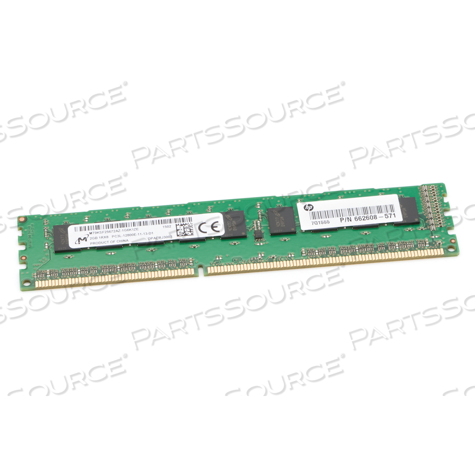 2 GB RAM DDR3-1600 EEC by Mortara Instrument, Inc