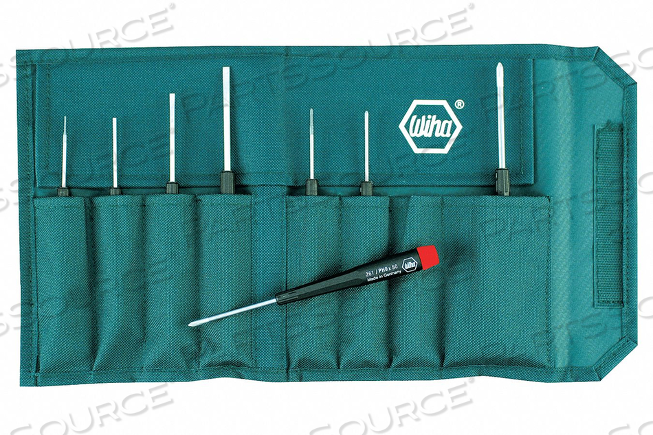 8 PIECE PRECISION SLOTTED AND PHILLIPS SCREWDRIVER SET by Wiha Tools 8 PIECE PRECISION SLOTTED AND PHILLIPS SCREWDRIVER SET by Wiha Tools
