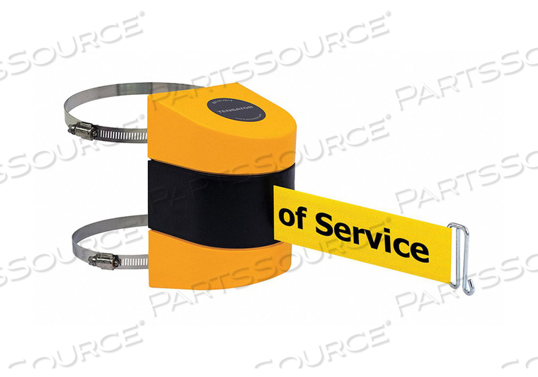 D0137 BELT BARRIER YELLOW BELT COLOR YELLOW by Tensabarrier