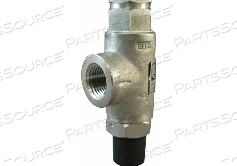 SAFETY RELIEF VALVE 1/2 IN 300 PSI SS by Kunkle