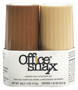 SALT/PEPPER SHAKERS S 4OZ/P 1.5OZ PK12 by Office Snax