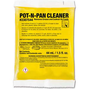 POT' N' PAN CLEANER - 1.5 OZ PACKS, 100 PACKS/CASE by Stearns Packaging Corporation POT' N' PAN CLEANER - 1.5 OZ PACKS, 100 PACKS/CASE by Stearns Packaging Corporation