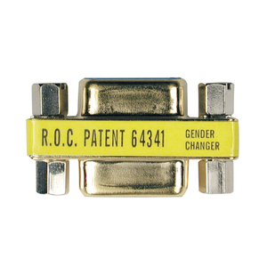 DB9 FEMALE - DB9 FEMALE COMPACT/SLIMLINE COUPLER GENDER CHANGER by Tripp Lite DB9 FEMALE - DB9 FEMALE COMPACT/SLIMLINE COUPLER GENDER CHANGER by Tripp Lite