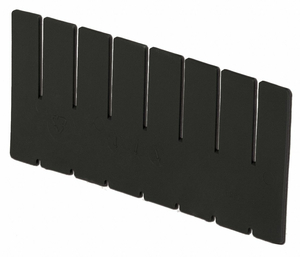 ESD BOX DIVIDER BLACK 9-5/8IN.X4-3/8IN. by Lewisbins