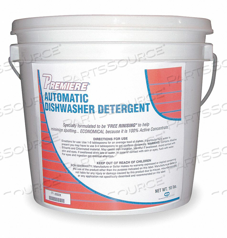 DISHWASHER MACHINE DETERGENT 10 LB. by Premiere DISHWASHER MACHINE DETERGENT 10 LB. by Premiere