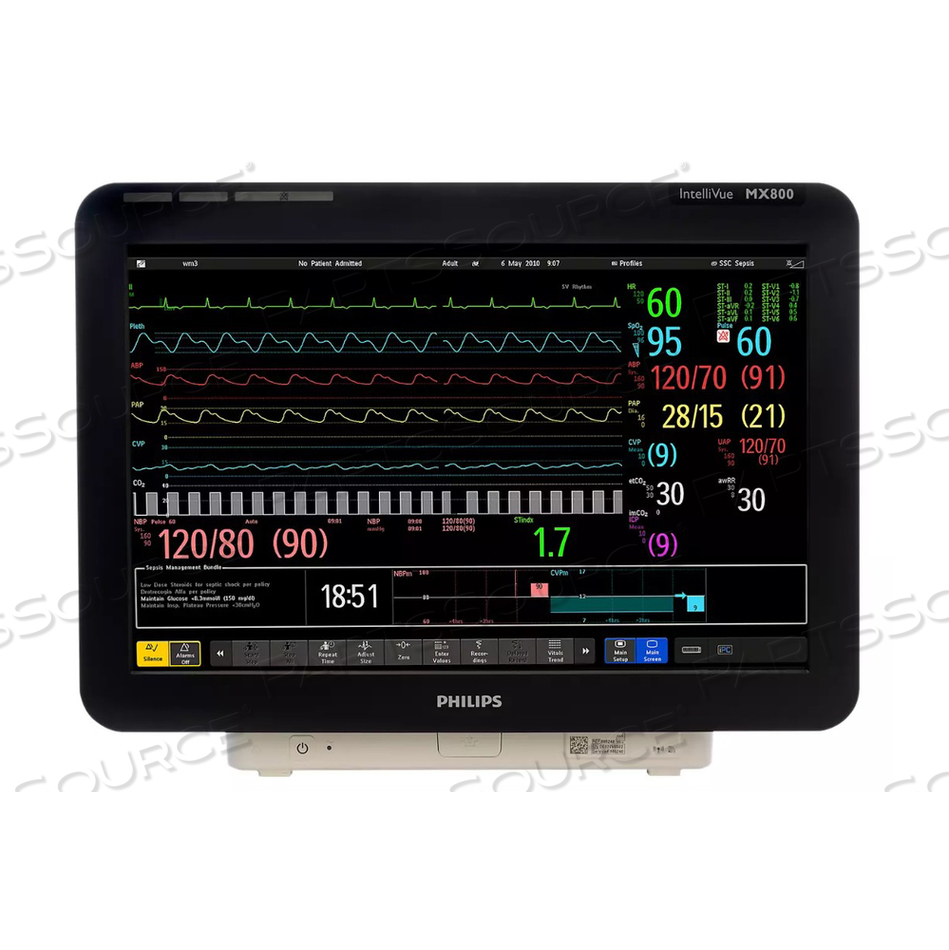 REPAIR - PHILIPS INTELLIVUE MX800 PATIENT MONITOR 