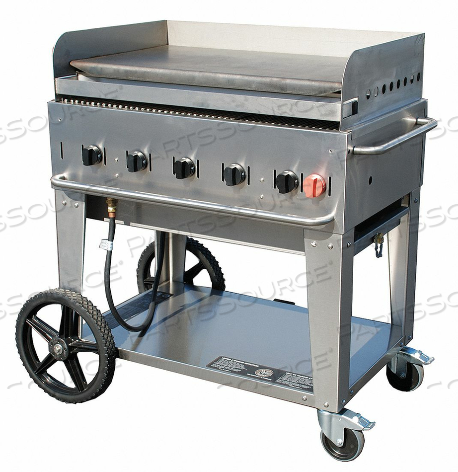 PORTABLE GAS GRIDDLE 5 BURNERS by Crown Verity