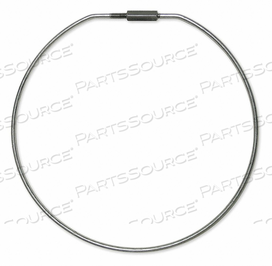 KEY RING 6IN.DIA. THREADED TYPE STEEL by Lucky Line Products