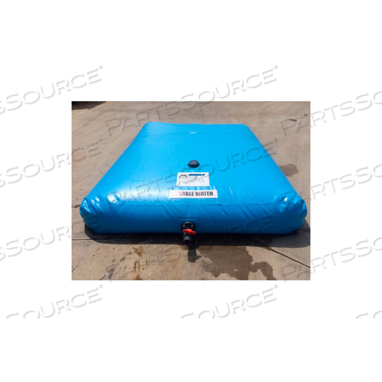 DRINK WATER BLADDER TANK BT-3000PW - 180"L X 168"W X 24"H 3000 GALLON CAP. BLACK by Husky Portable Containment DRINK WATER BLADDER TANK BT-3000PW - 180"L X 168"W X 24"H 3000 GALLON CAP. BLACK by Husky Portable Containment