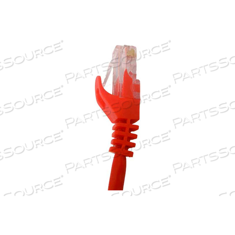 VERTICAL CABLE CAT6 SNAGLESS MOLDED PATCH CABLE, 5 FT. (1.5 METER), RED by Chiptech, Inc Dba Vertical Cable
