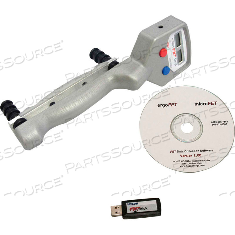 MICROFET HANDGRIP GRIP DYNAMOMETER, WIRELESS WITH DATA COLLECTION SOFTWARE by Fabrication Enterprises