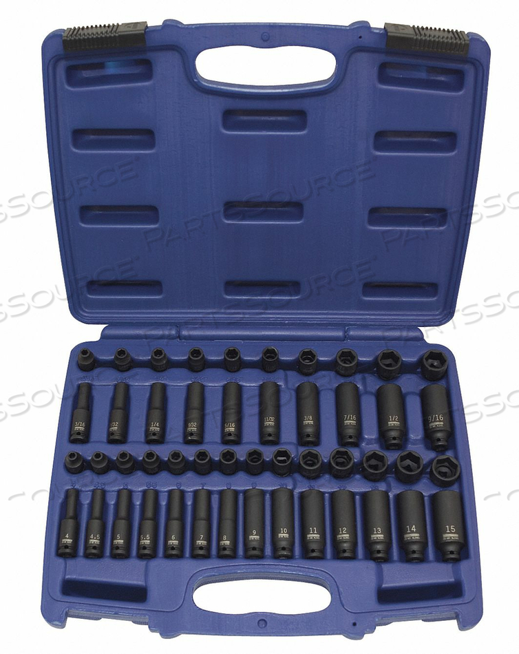 IMPACT SOCKET SET 1/4 DR 48 PC by Westward IMPACT SOCKET SET 1/4 DR 48 PC by Westward
