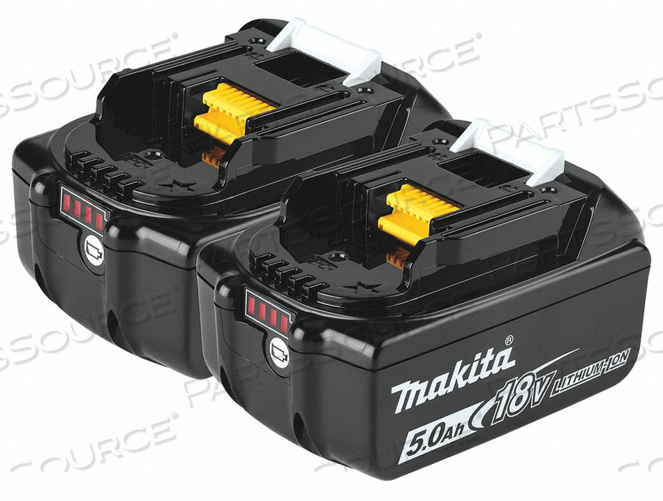 18V LI-ION LXT BATTERY 5AH EXTENDED CAPACITY 2PK by Makita 18V LI-ION LXT BATTERY 5AH EXTENDED CAPACITY 2PK by Makita