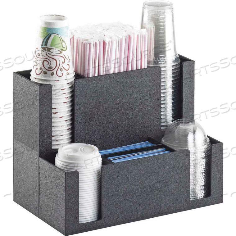 CLASSIC CUP & LID ORGANIZER 14-1/2"W X 8-3/4"D X 10-3/4"H by Cal Mil Plastics