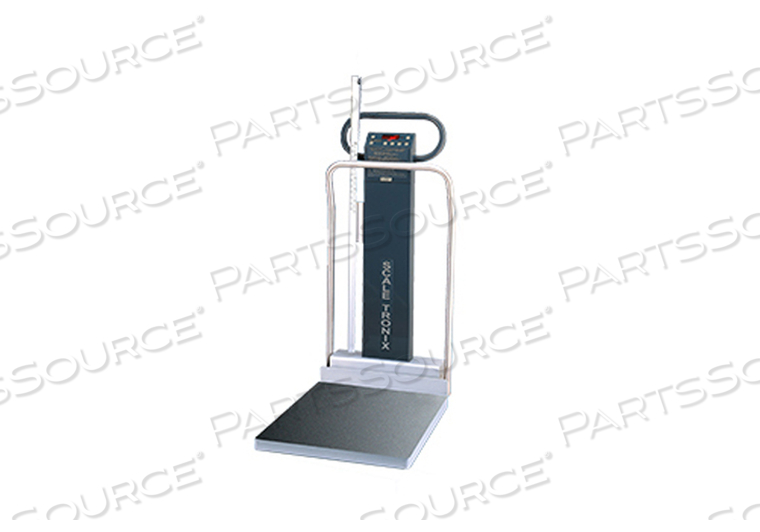 MOBILE BARIATRIC STAND-ON SCALE, 1000 LB/454 KG, WITH KG MEASUREMENTS, DATA PORT, AND BATTERY POWER by Scale-Tronix MOBILE BARIATRIC STAND-ON SCALE, 1000 LB/454 KG, WITH KG MEASUREMENTS, DATA PORT, AND BATTERY POWER by Scale-Tronix