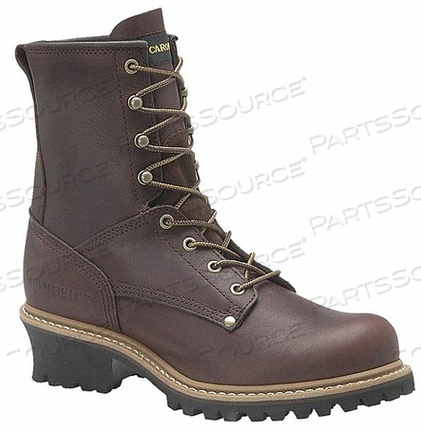 LOGGER BOOT 10-1/2 D BROWN STEEL PR by Carolina Shoe