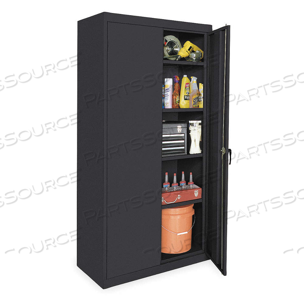 STORAGE CABINET, 36 IN X 24 IN X 78 IN, SWING HANDLE & KEYED, 22 GA PANEL THICK by Approved Vendor