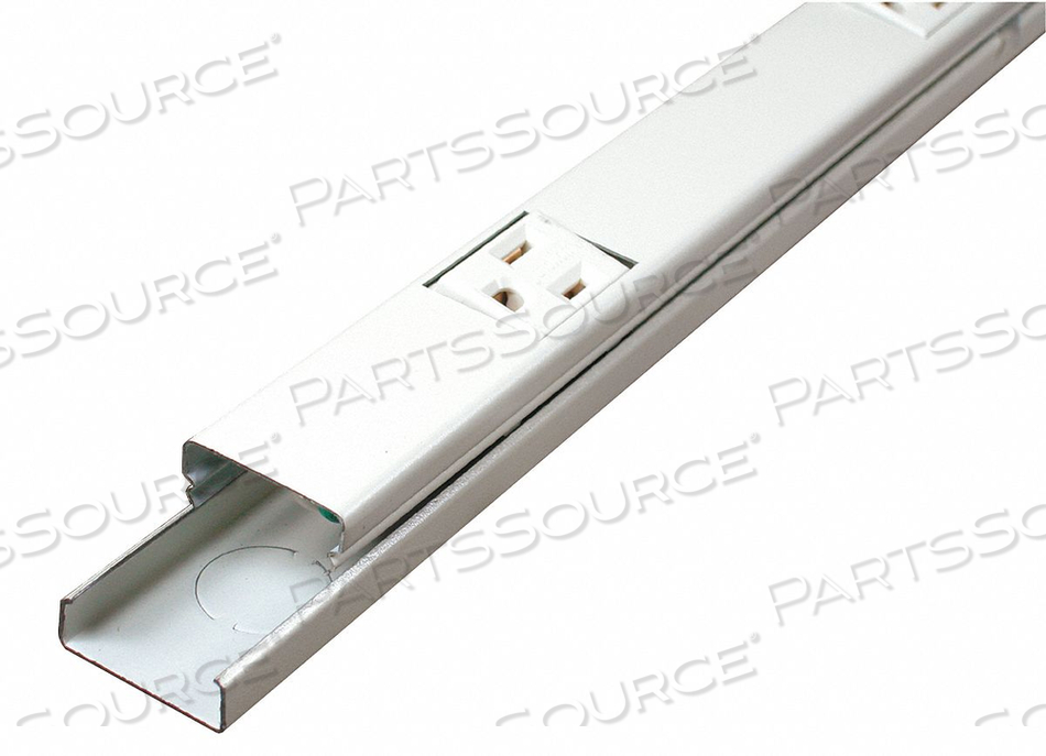 PREWIRED RACEWAY 12 OUTLETS ALUMINUM by Legrand