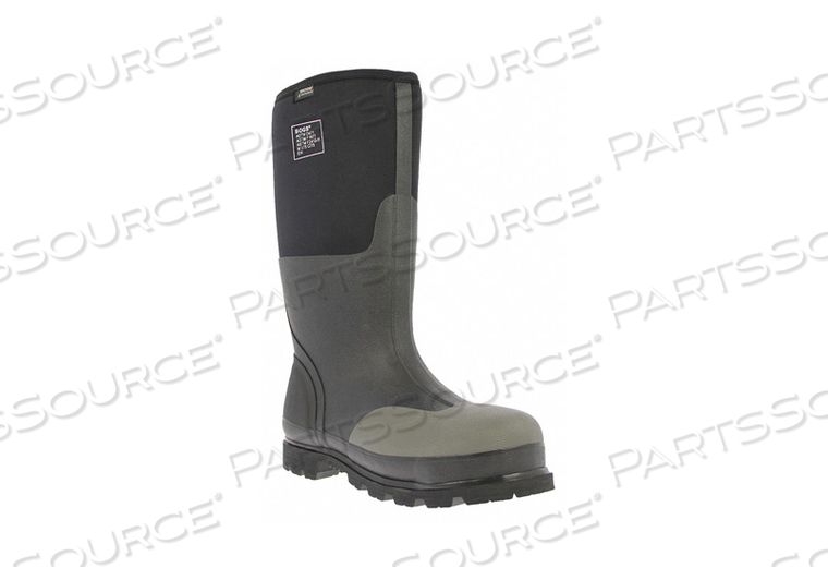 RUBBER BOOT MEN'S 7 KNEE BLACK PR by Bogs RUBBER BOOT MEN'S 7 KNEE BLACK PR by Bogs